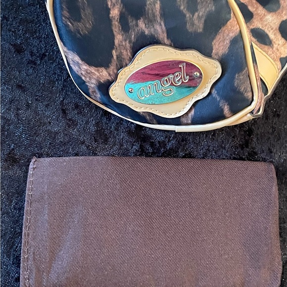 Victoria’s Secret Logo Angel Cute Leopard bag mini handbag - Picture 8 of 9